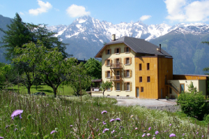 Hotel in den Schweizer Bergen